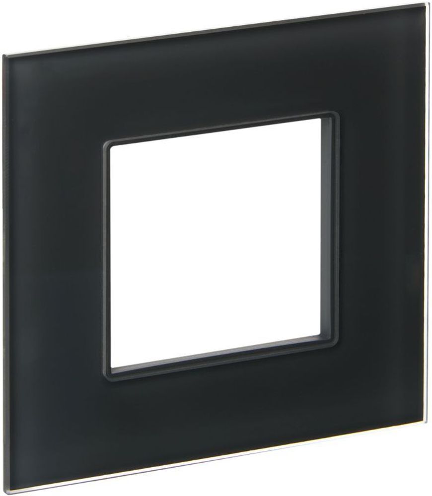 Рамка 1-м SKANDY SK-F21G стекло графит IEK SK-M12-G-K53