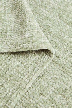 ZARA HOME ТОЛСТОЕ ОДЕЯЛО ИЗ СИНЕЛИ, СВЕТЛО-ЗЕЛЕНЫЙ