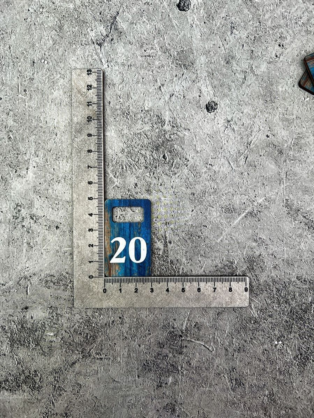 Номерки для гардероба 3х5 см