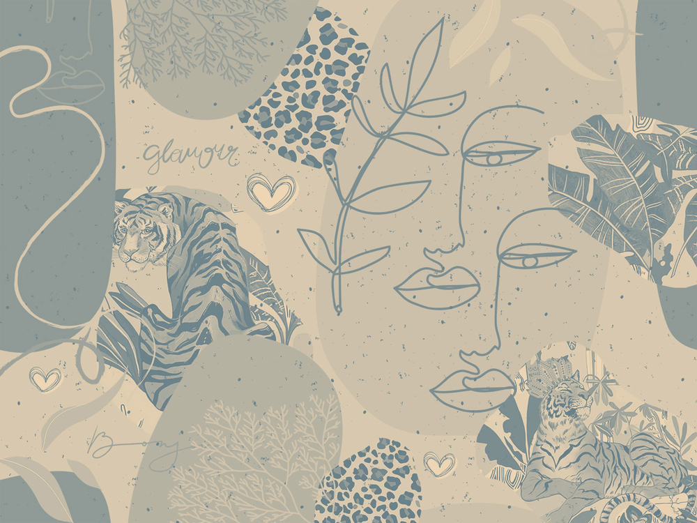 Дизайнерские обои Wall Street La-La-Land