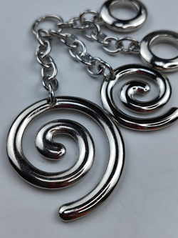 Украшение Подвеска завиток Серебро