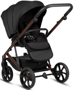 Детская коляска Tutis Viva 6 Plus Essential 3 в 1 с автокреслом Beno Black 1612070 Caviar