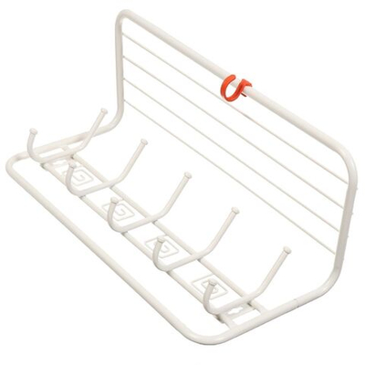 Вешалка настенная 5 крюч, с полкой 60, 60х22х26.5 см, сталь, ЗМИ, Ажур, ВСПА 202  Б, бел