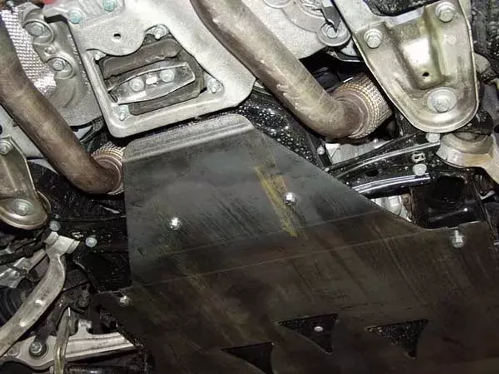 Защита картера и КПП Sheriff для Audi A6 Allroad II (C6) 2006-2011 арт.02.0955