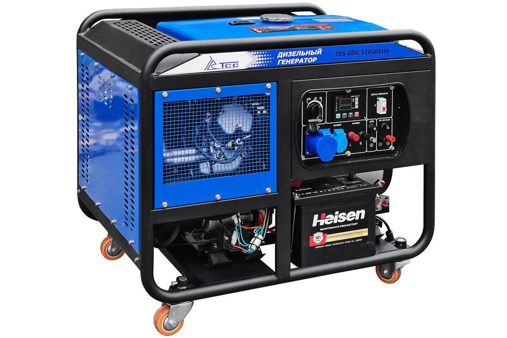 Дизель генератор TSS SDG 12000EHA - [11.5 кВт / 47 А] эл. старт, однофазный