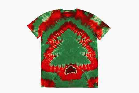 Окрашивание  тай-дай Елочка