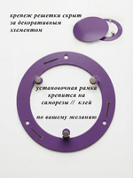 Вентиляционная Решетка РДК 100 Ежевика