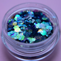 Zoo nail Микс шестигранников Крылья Феи 1760, 2гр