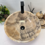 Раковина из оникса Bowl Grey TinLip BO-62967 45*45*17 42