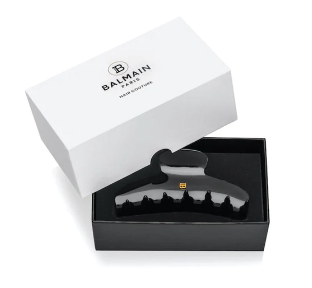 Balmain Hair Couture Заколка-краб черный размер L - Рince black L