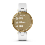Часы Garmin Lily Classic Light Gold/White, светло-золотистый безель, белый корпус и итальянский кожаный ремешок, 010-02384-B3