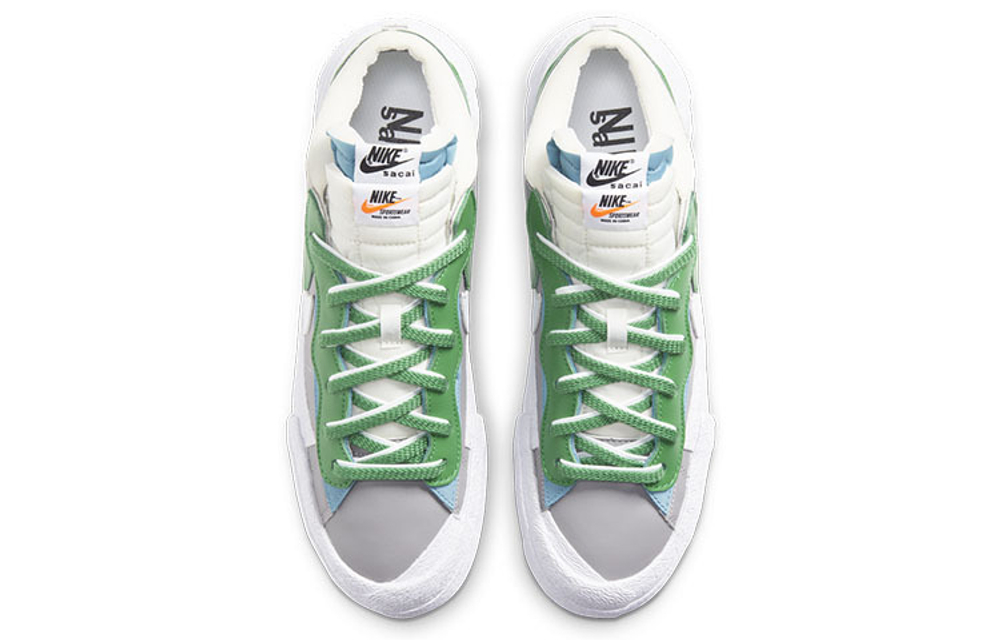 Кроссовки Sacai X Nike Blazer Low "Classic Green"