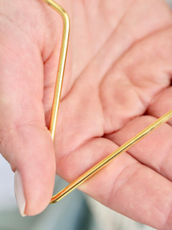 Основа для макраме Звезда 20 см, цвет золотистый, неразъемная (набор 3 шт.) /основа для декорирования и ловца снов