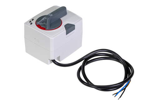 Электропривод серии AMB-162R для поворотных регулирующих клапанов HRB-3R, HFE-3R и двухпозиционных клапанов AMZ-112R/113R, Ридан, Россия