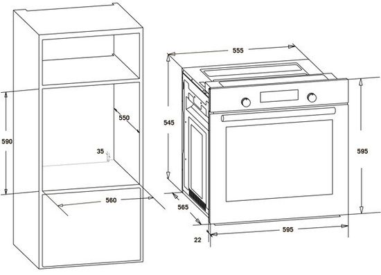 Электрический духовой шкаф Novex RP 6530 B