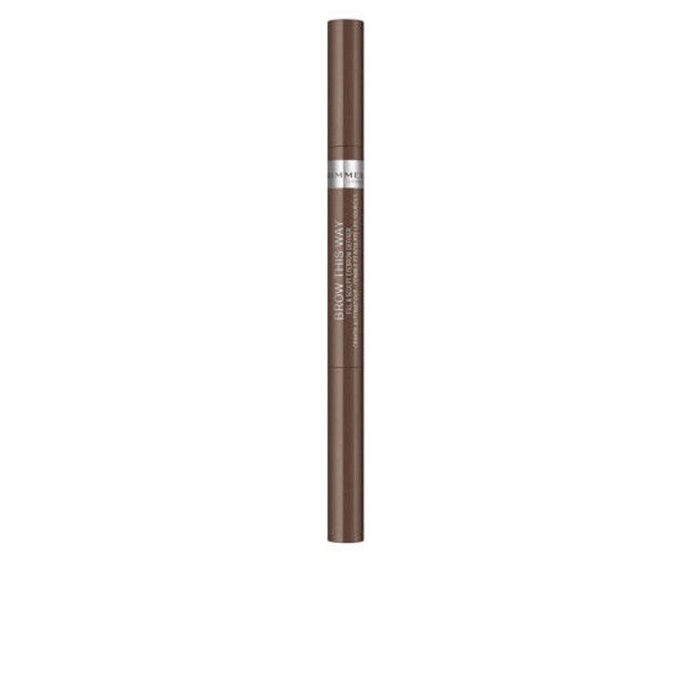 Rimmel Brow This Way Fill&amp;Sculpt Eyebrow Definer No. 002-medium Автоматический карандаш с щеточкой для скульптурирования бровей