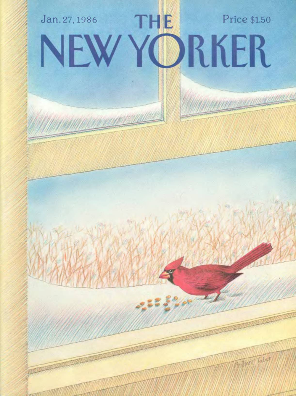 Журнал The New Yorker 27-01-1986