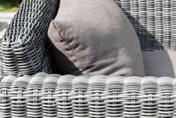 "Капучино" лаунж-зона из искусственного ротанга, цвет графит