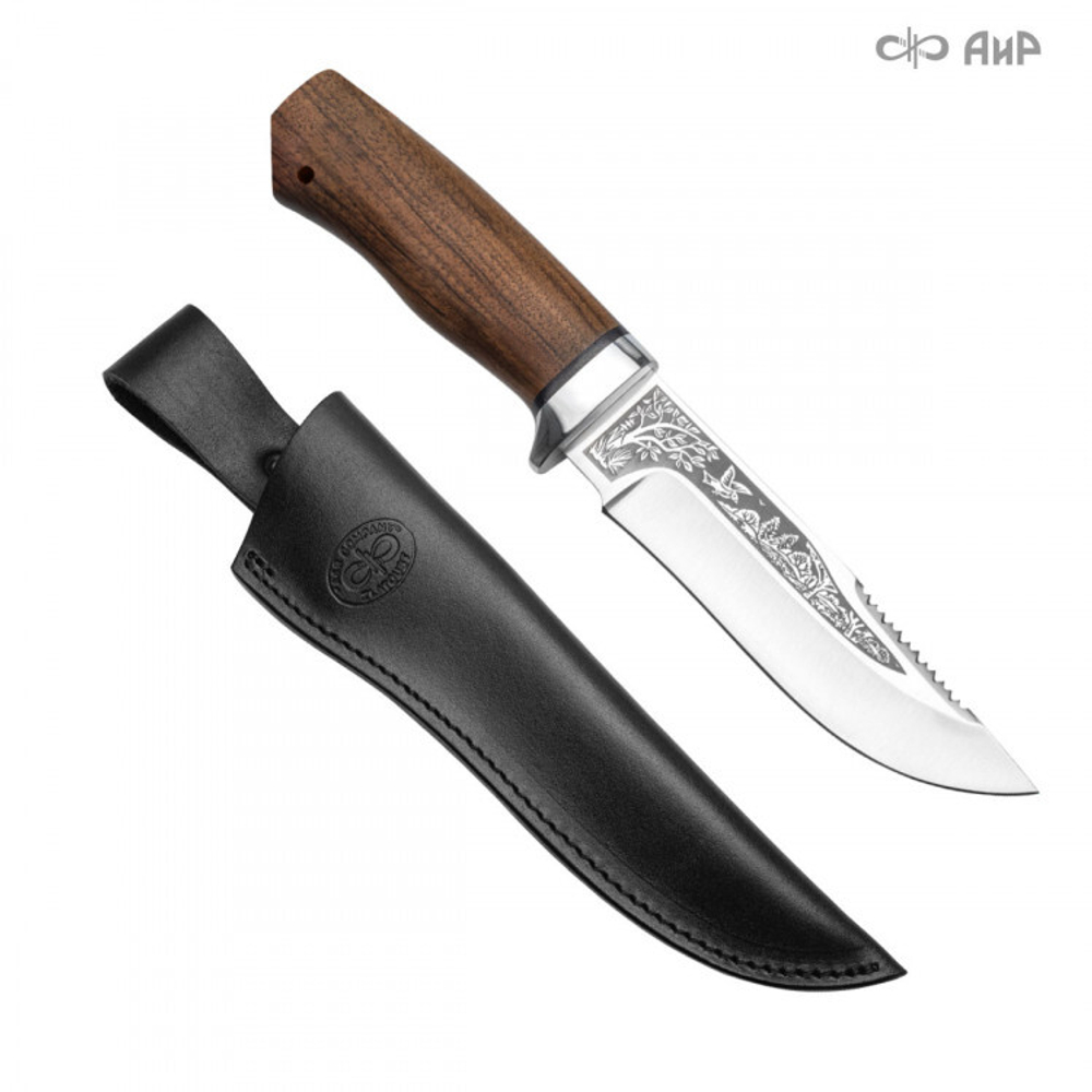 Нож АиР Стрелец (орех, 95х18, ввертыш)