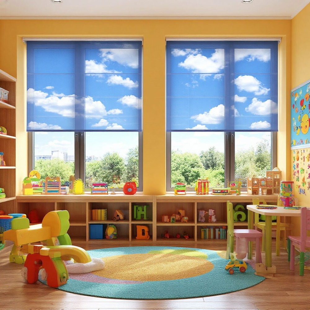 Рулонная штора стандартная тканевая Альфа