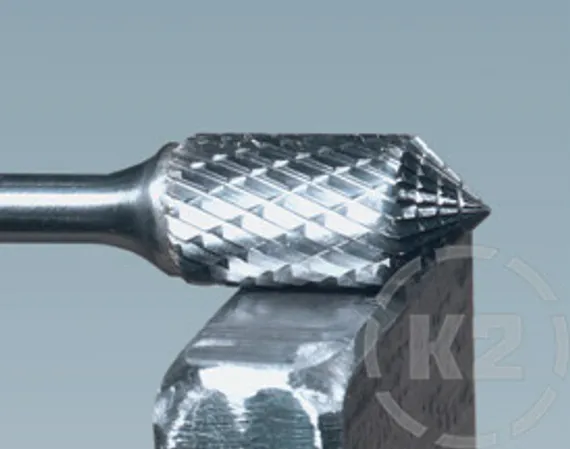 Комбинированная борфреза Karnasch конус 90° + цилиндр