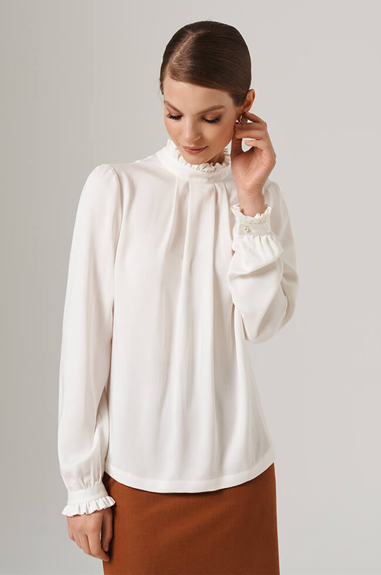 23138 Блузка женская (молочный)
