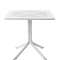 Пластиковый стол Clip 80х80 см белый | NARDI | Италия