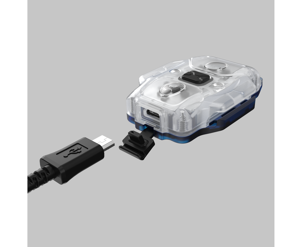 ARMYTEK - Фонарь CRYSTAL PRO Micro USB ( цвет корпуса - BLUE SAPPHIRE, свет - белый - красный )