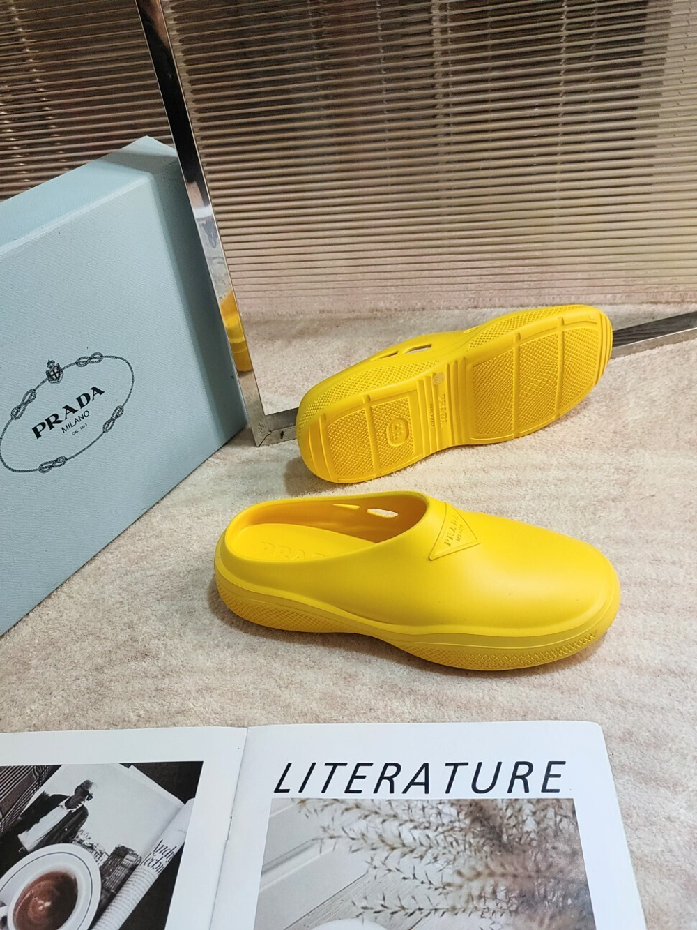 Prada Foam Rubber Mules