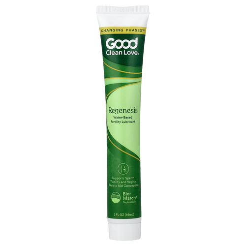 Good Clean Love, Reogenic, смазка на водной основе для повышения фертильности, 12 применений, 59 мл (2 жидк. унции)