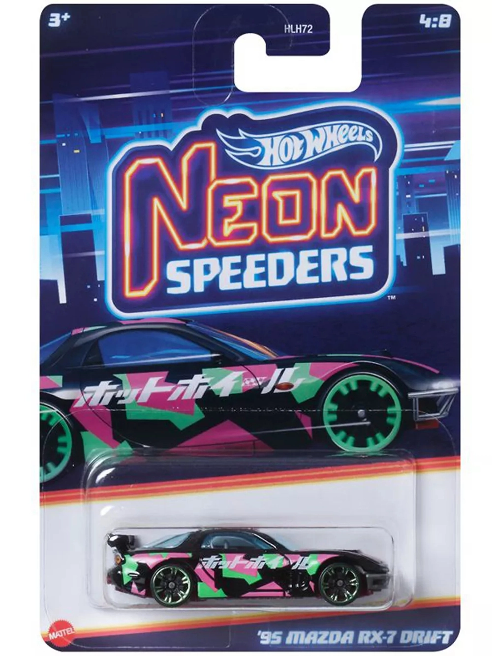 Базовая машинка Хот Вилс Neon Speeders HLH72 HRW70