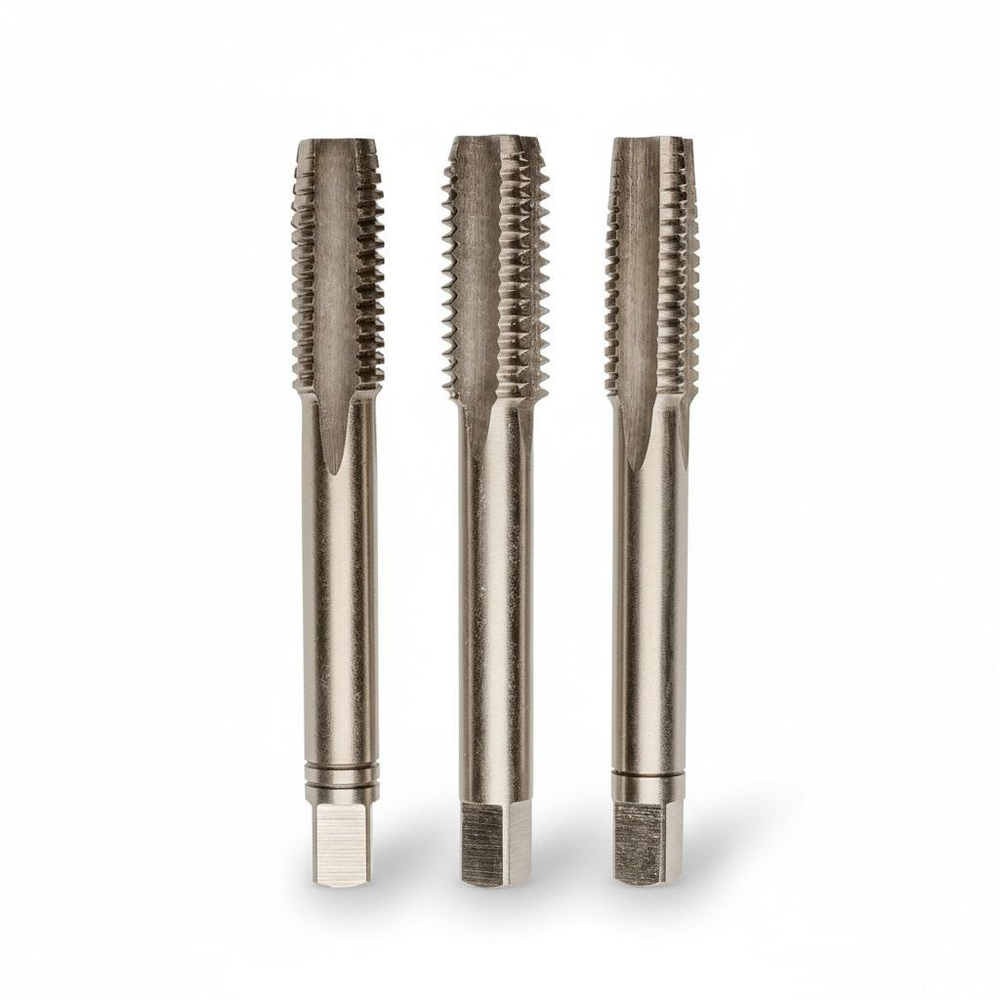 Метчик м/р М 1х0,25 (комплект №1, №2, №3 ) HSSE 6H кор усил хв ГОСТ 3266-81