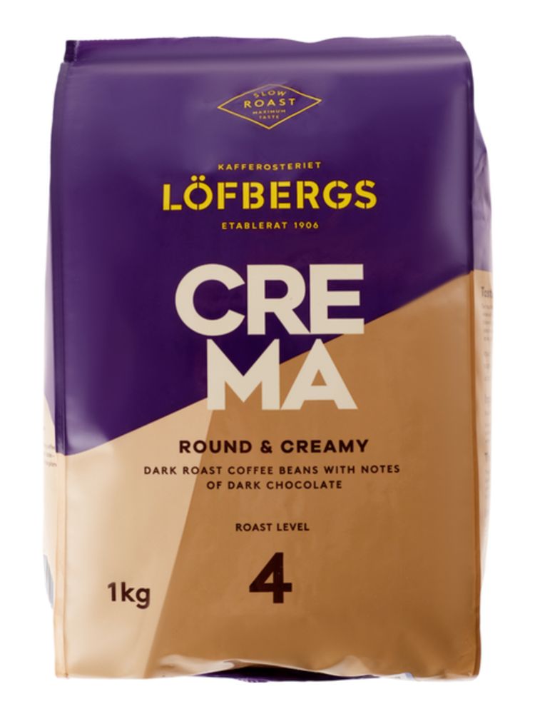 Кофе в зернах Lofbergs Crema 1 кг