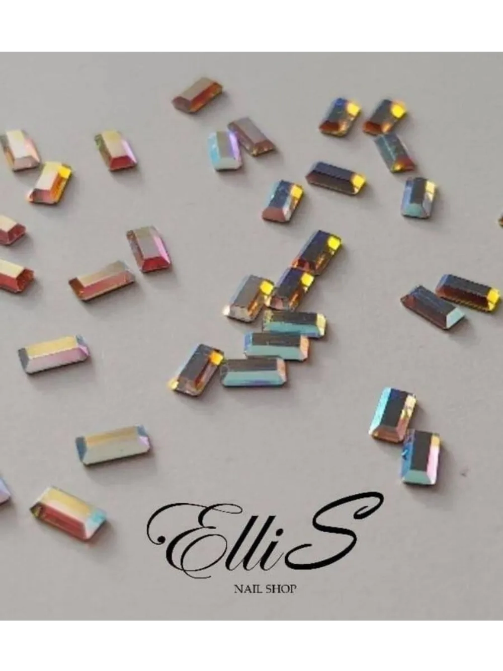 Swarovski стразы прямоугольник Crystal AB 3*7 mm(20шт)