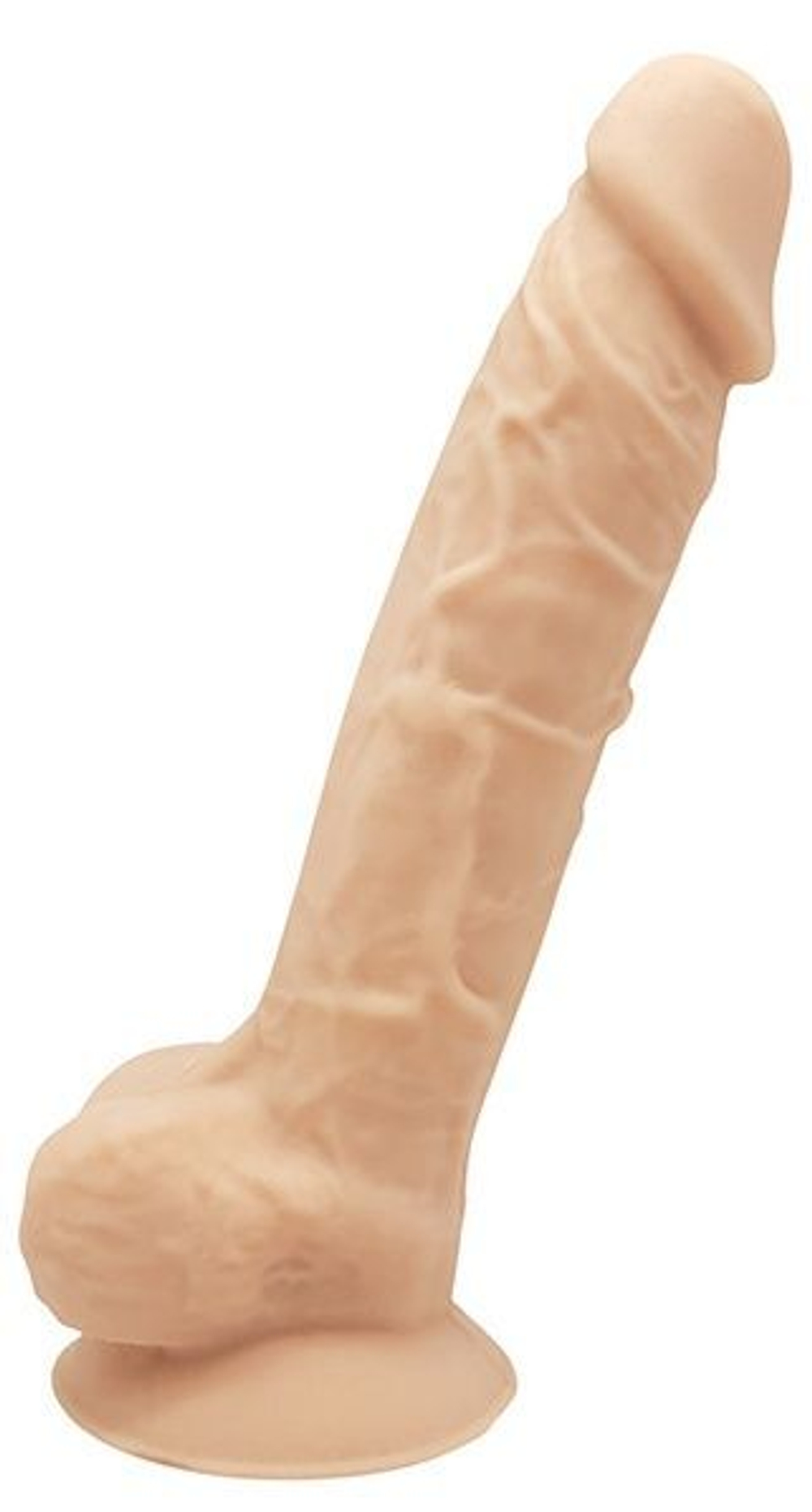 Телесный реалистичный фаллоимитатор DILDO 9INCH FLESH - 22,9 см. (Цвет: телесный)