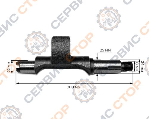 Вал балансирующий (с резьбой) R190 190N