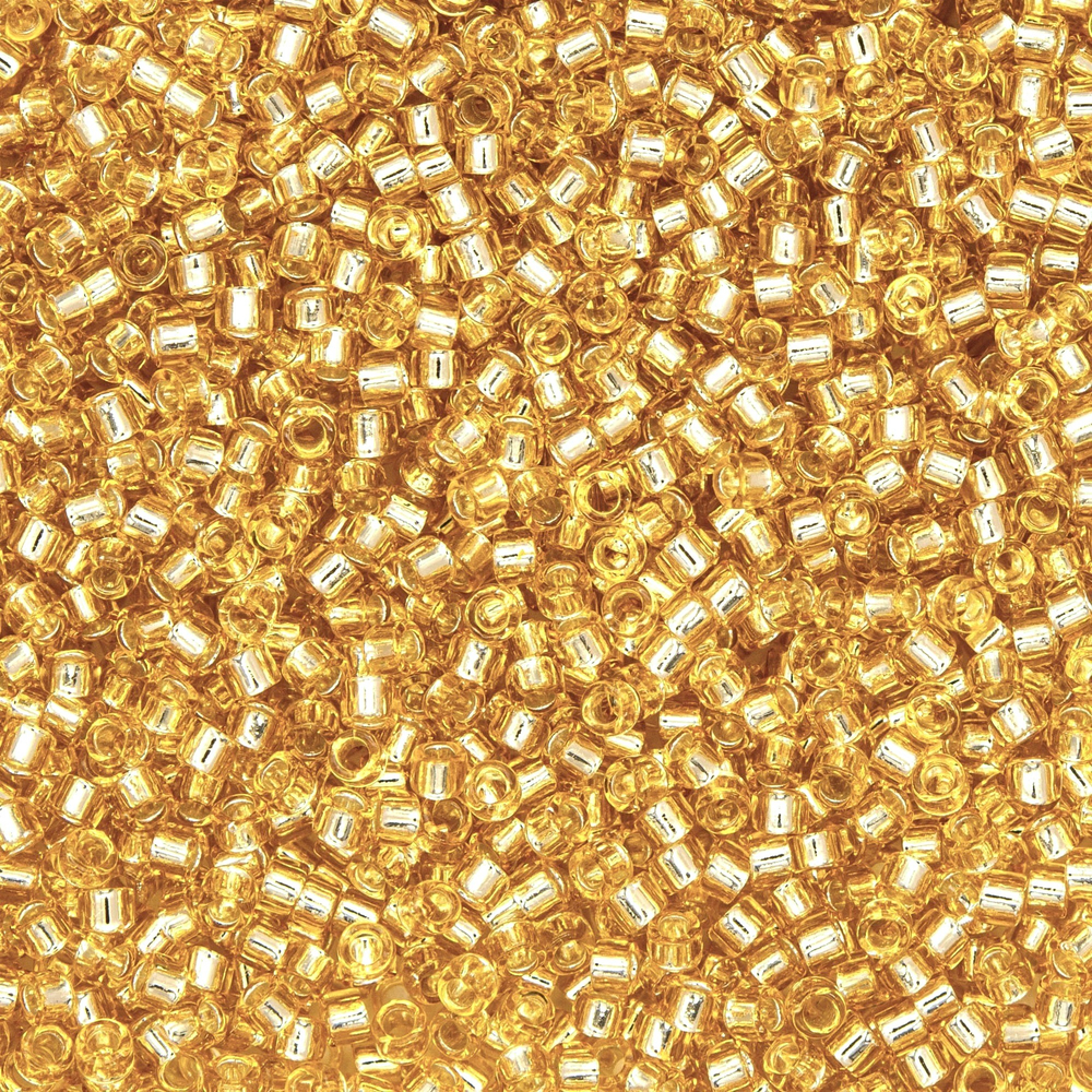 Японский бисер TOHO Treasure (№PF22), с внутренним серебрением, прозрачный