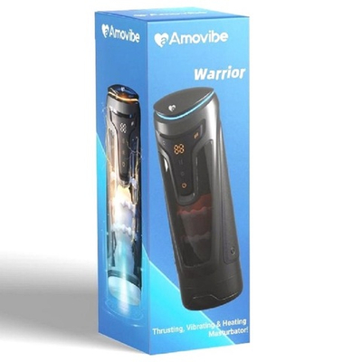 Мастурбатор Warrior с пенетрацией и массажем бусинами 26,8 см