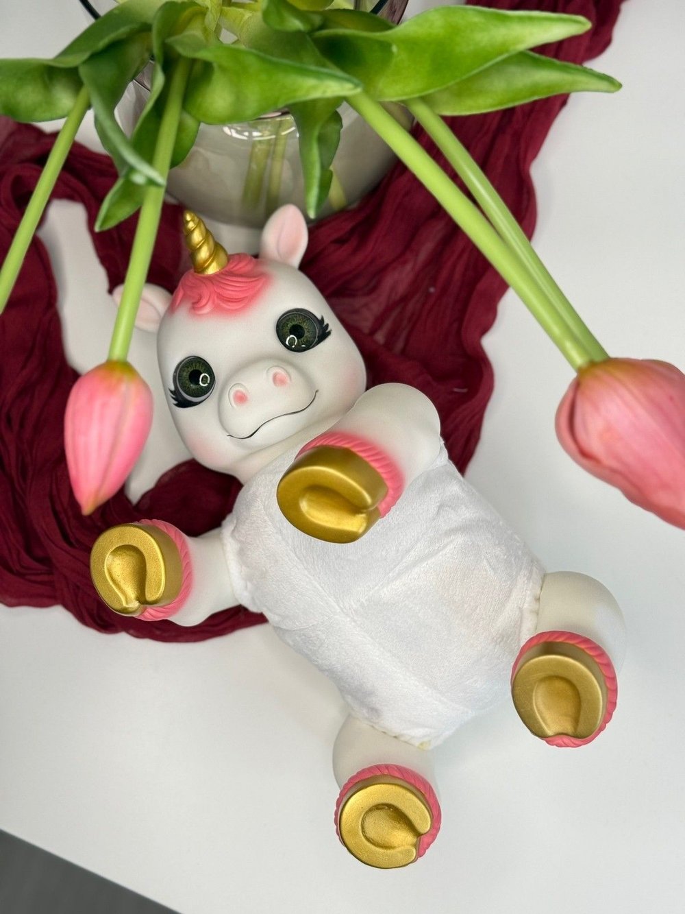 Игрушка мягконабивная 35см AniReal Единорожка (60150)