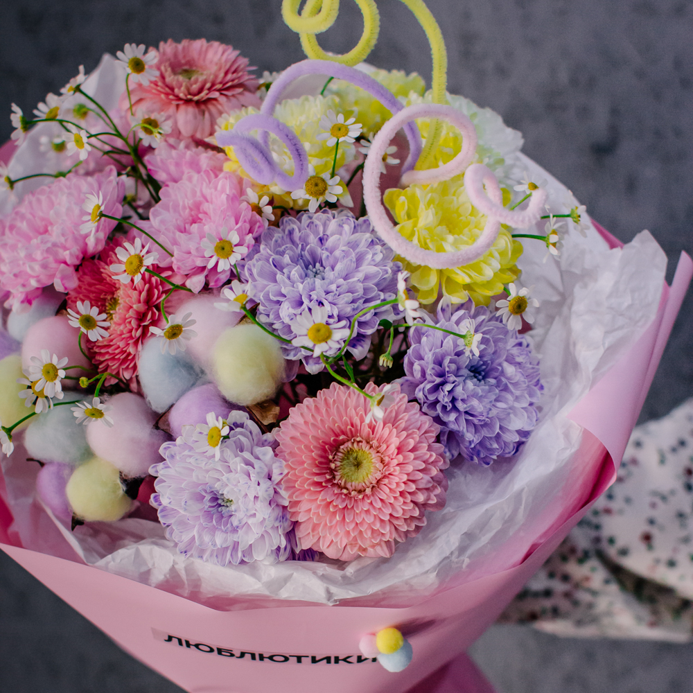 105. Нежный дофаминовый букет