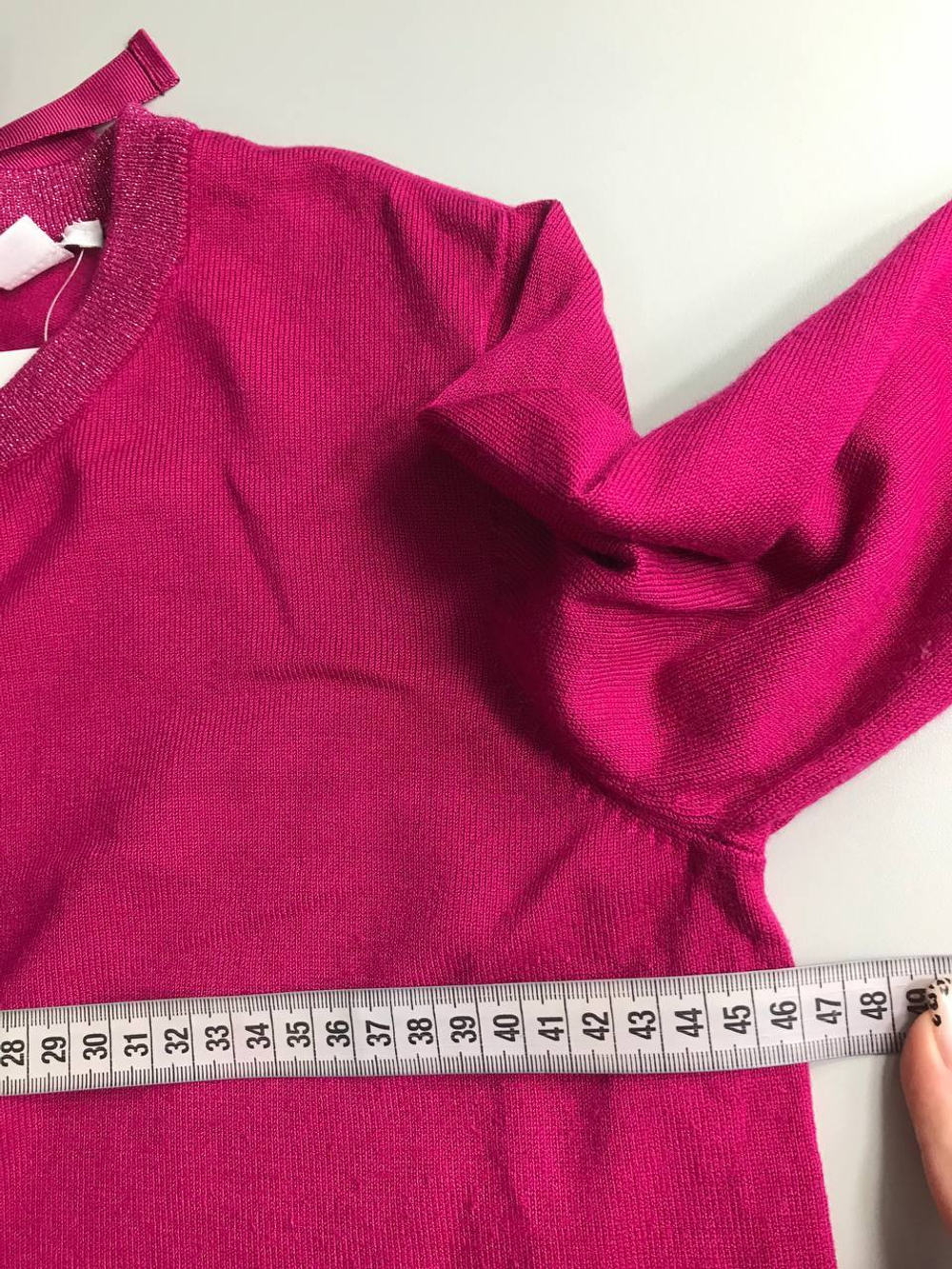 Джемпер Ostin ягодного цвета, маркировка М, визуально на 46 размер