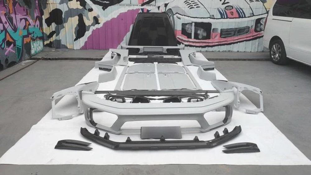 Широкий карбоновый обвес для Mercedes-Benz G-Class W463A/W464 2018+ Мерседес Гелик гелентваген