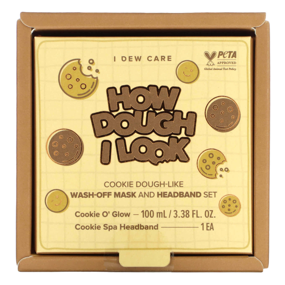 I Dew Care, How Dough I Look, смываемая маска и повязка на голову, 100 мл (3,38 жидк. унц.)