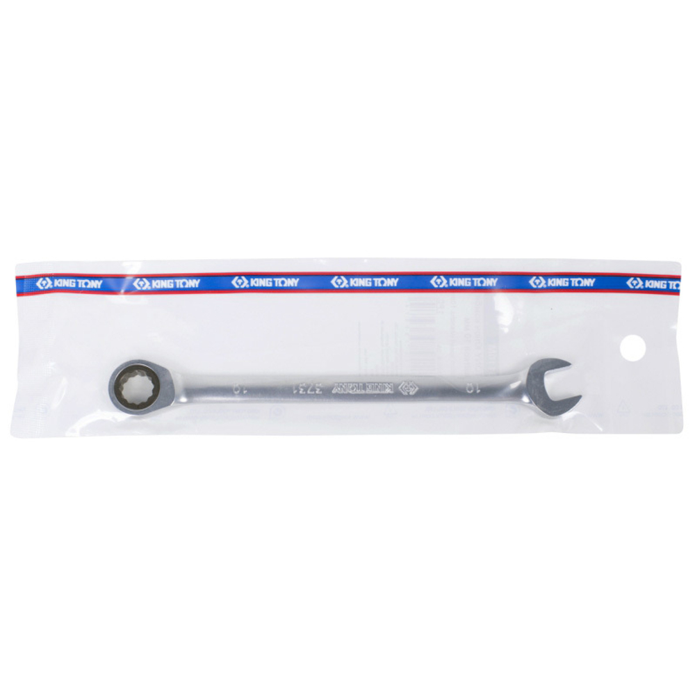 Ключ трещоточный комбинированный 10 мм KING TONY 373110M