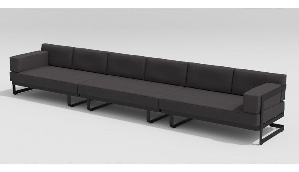 Hacienda, набор антрацит/антрацит, алюминий