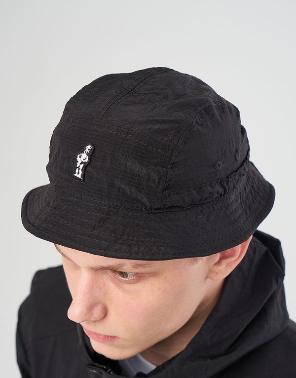 Панама We Don’t Care Ripstop Nylon Bucket Hat Black - фото 1