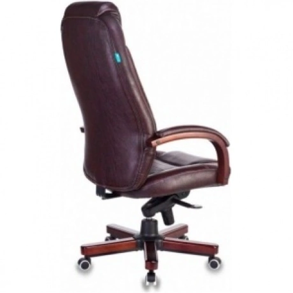 Кресло руководителя Бюрократ T-9923WALNUT/BLACK черный кожа