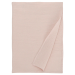 Набор из двух вафельных полотенец изо льна цвета пыльной розы из коллекции essential, 50х70 см