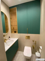 Шкаф и тумба в ванную на заказ