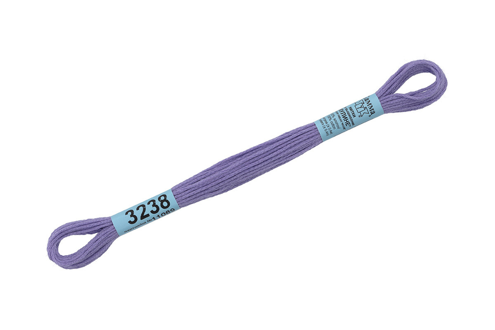 Мулине  "Gamma", 100% хлопок, 8 м, №3238